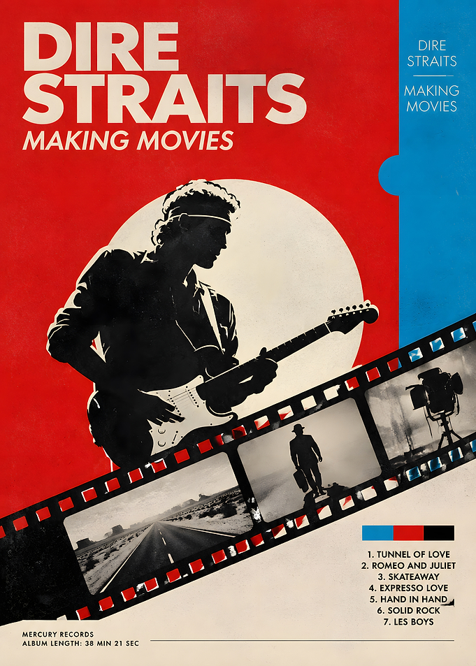 Dire Straits Making Movies Album Poster