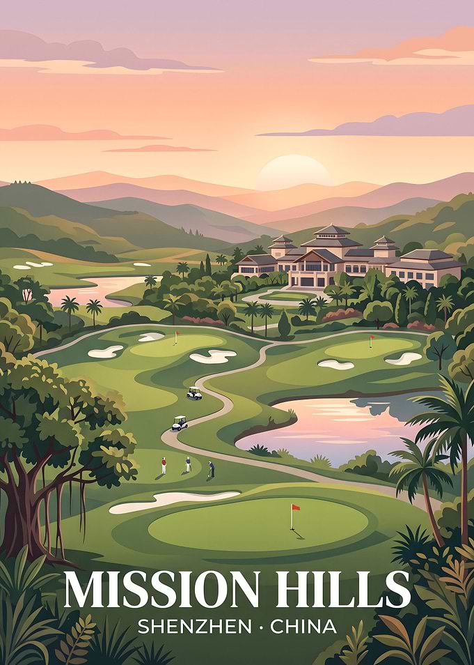 Mission Hills Shenzhen Golf Resort Poster