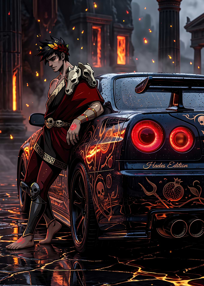 Hades Themed Nissan Skyline GT-R
