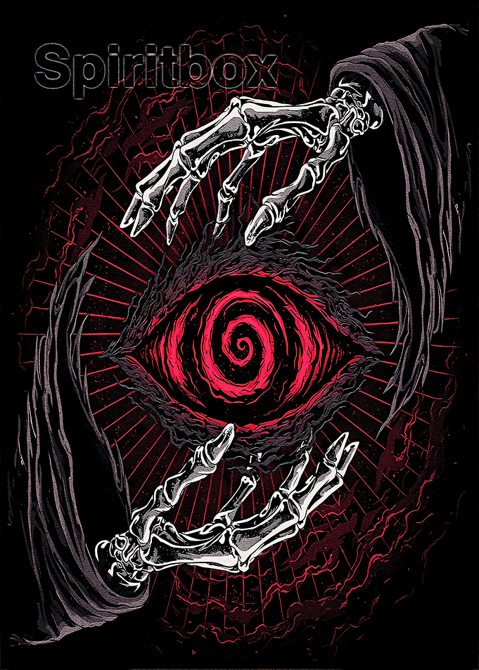 Spiritbox Skeleton Hands Eye Graphic