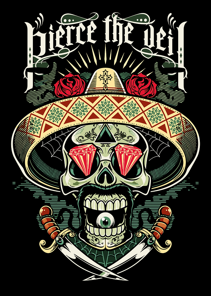 Pierce the Veil Skull Graphic