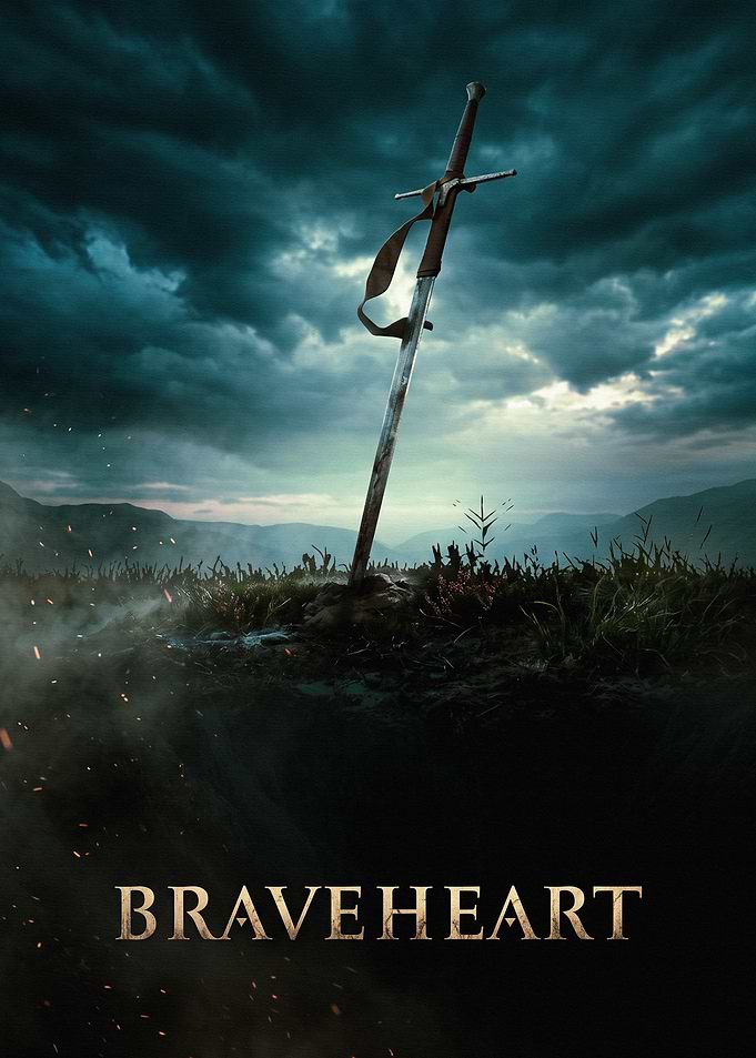 Braveheart Movie Poster with Sword