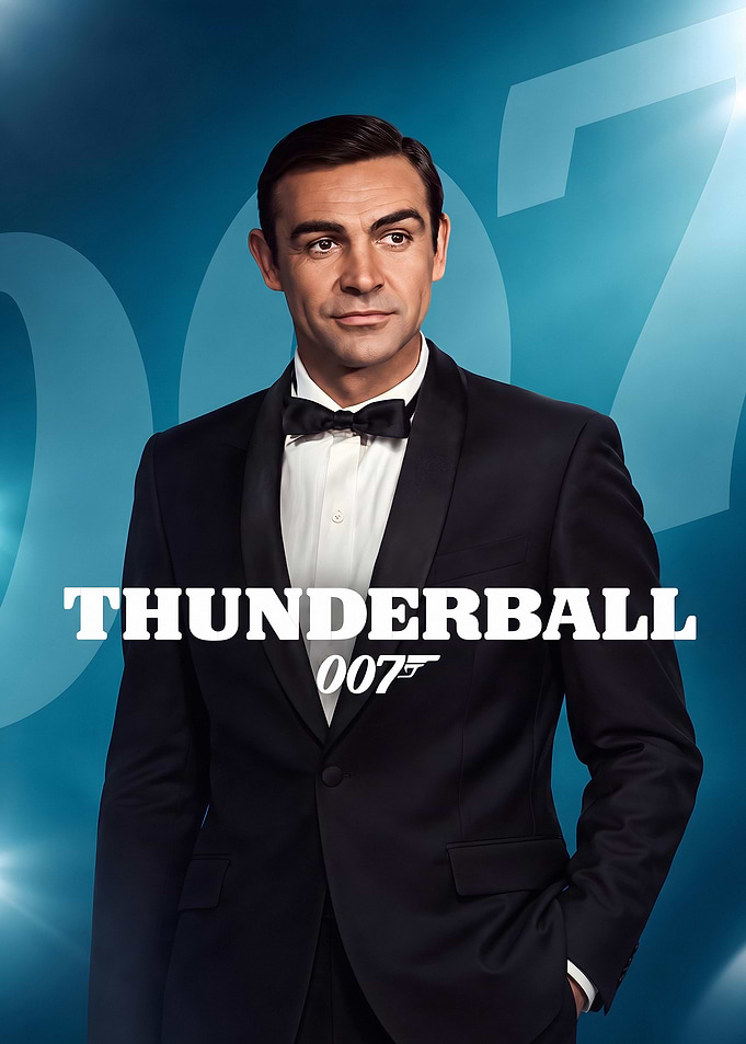 Sean Connery as James Bond Thunderball 1965