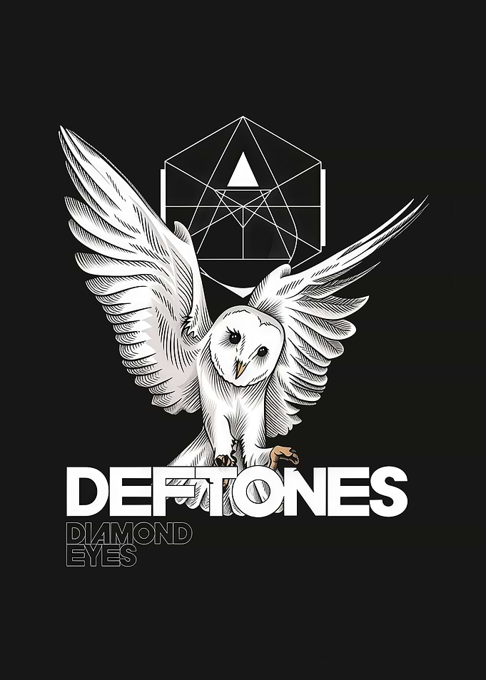 Deftones Diamond Eyes Owl Graphic