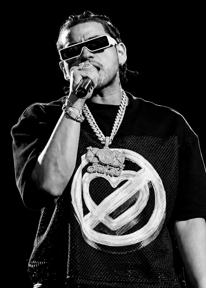 Rapper Performing on Stage