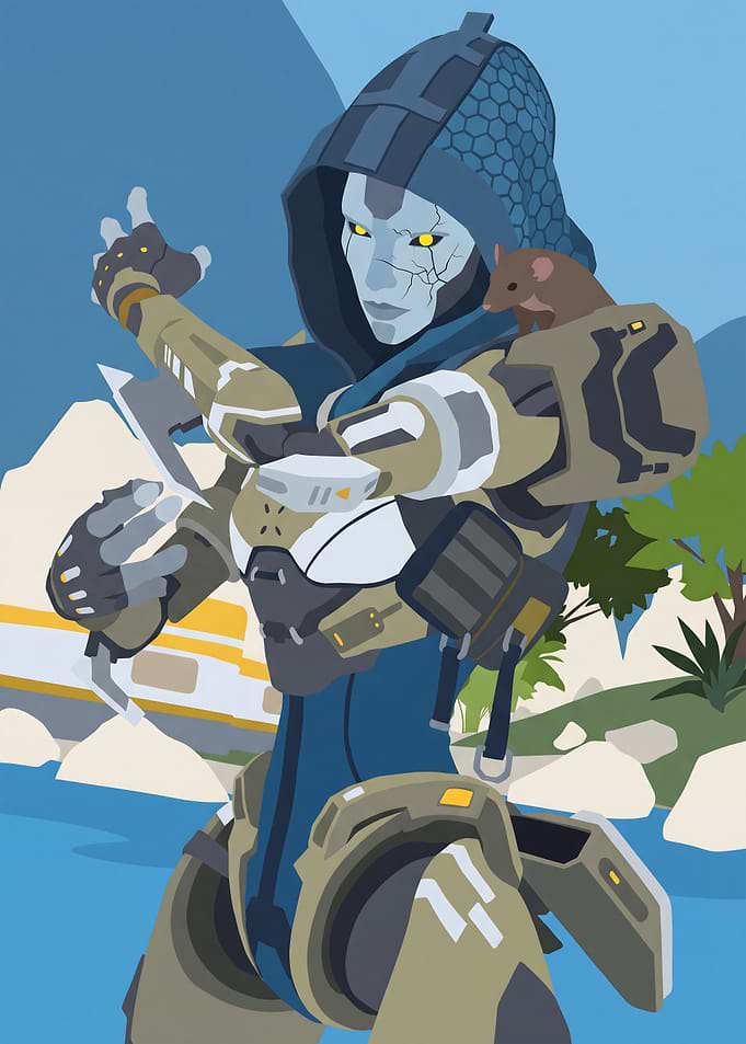 Apex Legends Ash Digital Art
