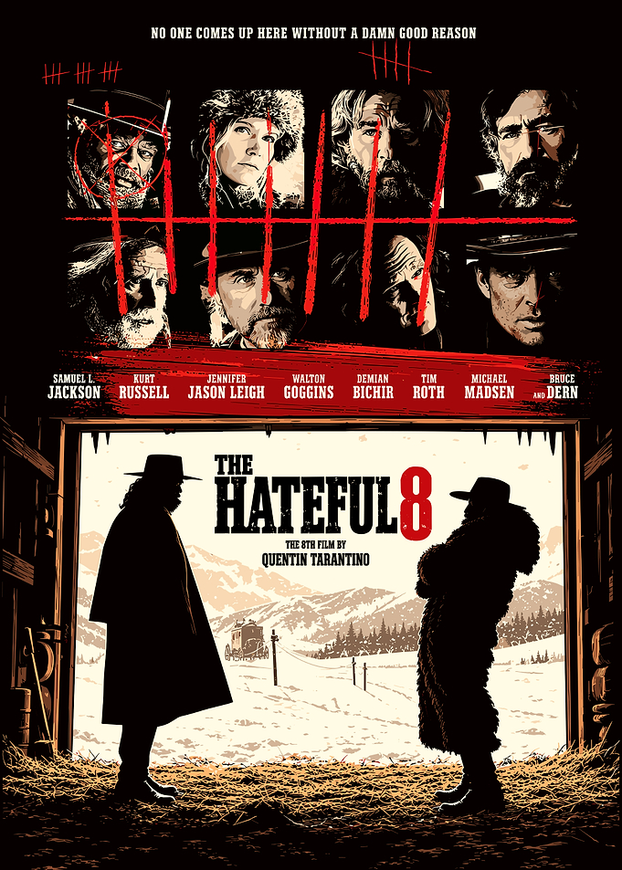 The Hateful Eight Movie Poster