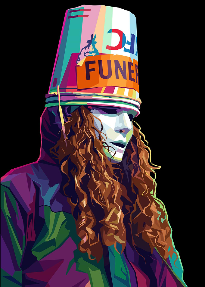 Buckethead Pop Art Portrait