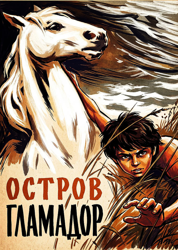 Vintage Book Cover Illustration