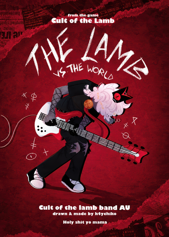 Cult of the Lamb Rocker Poster