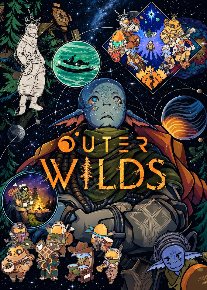 Outer Wilds Game Poster Art