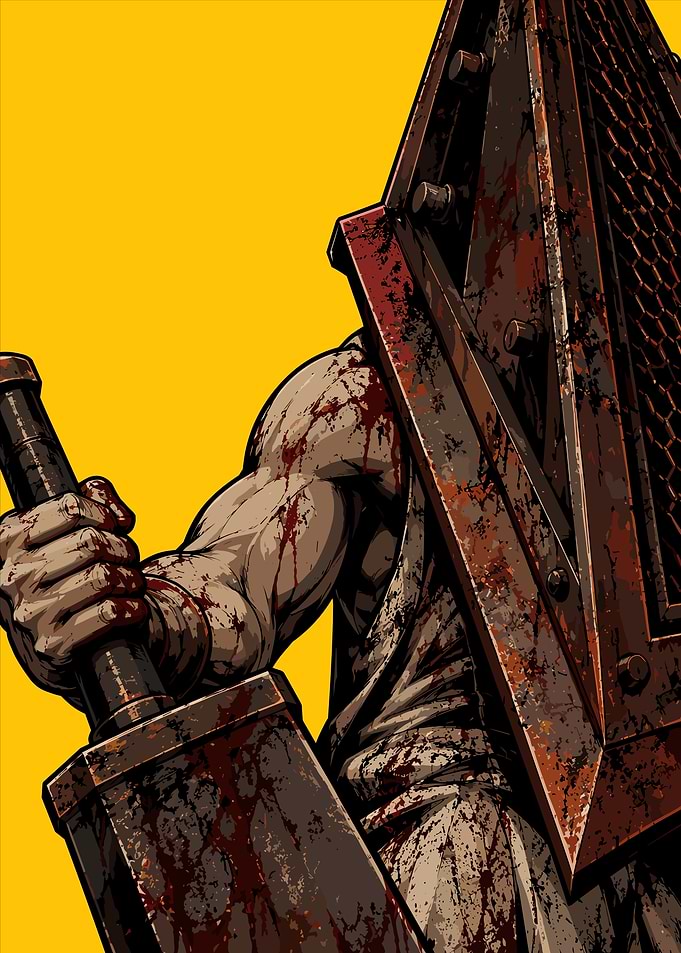 Pyramid Head Silent Hill Pixel Art
