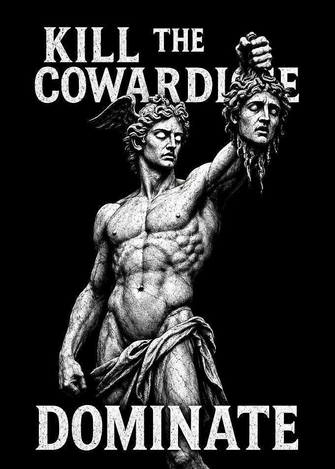 Perseus Holding Medusa Head Statue Art