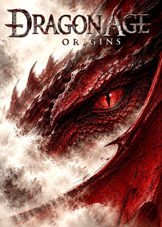 Dragon Age Origins Red Dragon Poster