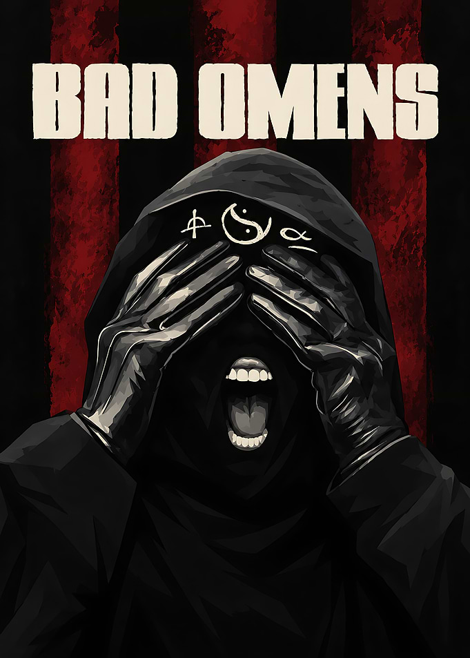 Bad Omens Band Poster Art