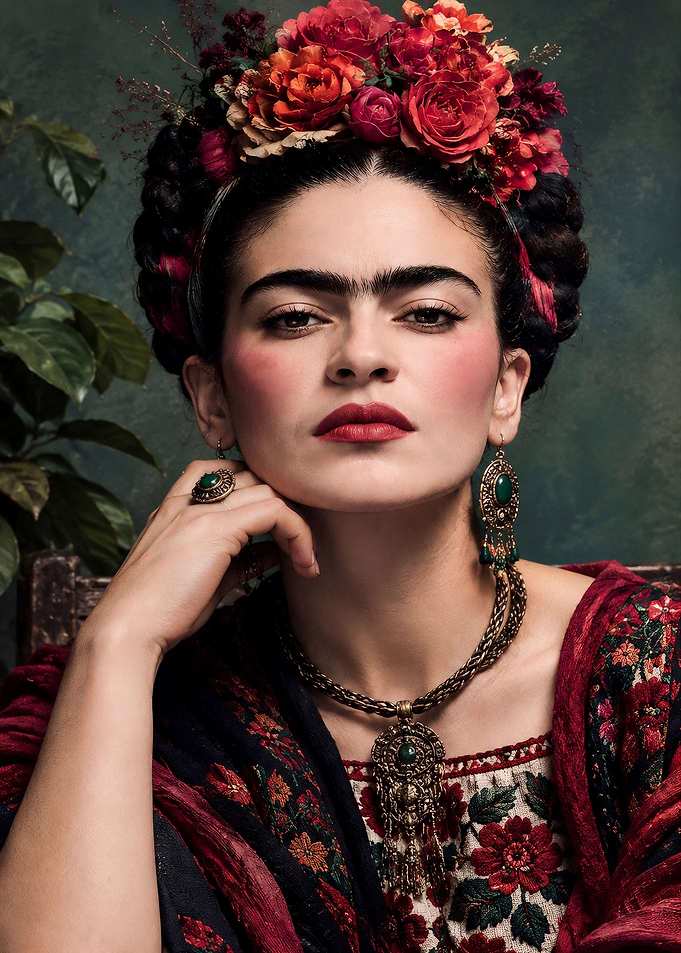 Frida Kahlo Inspired Portrait