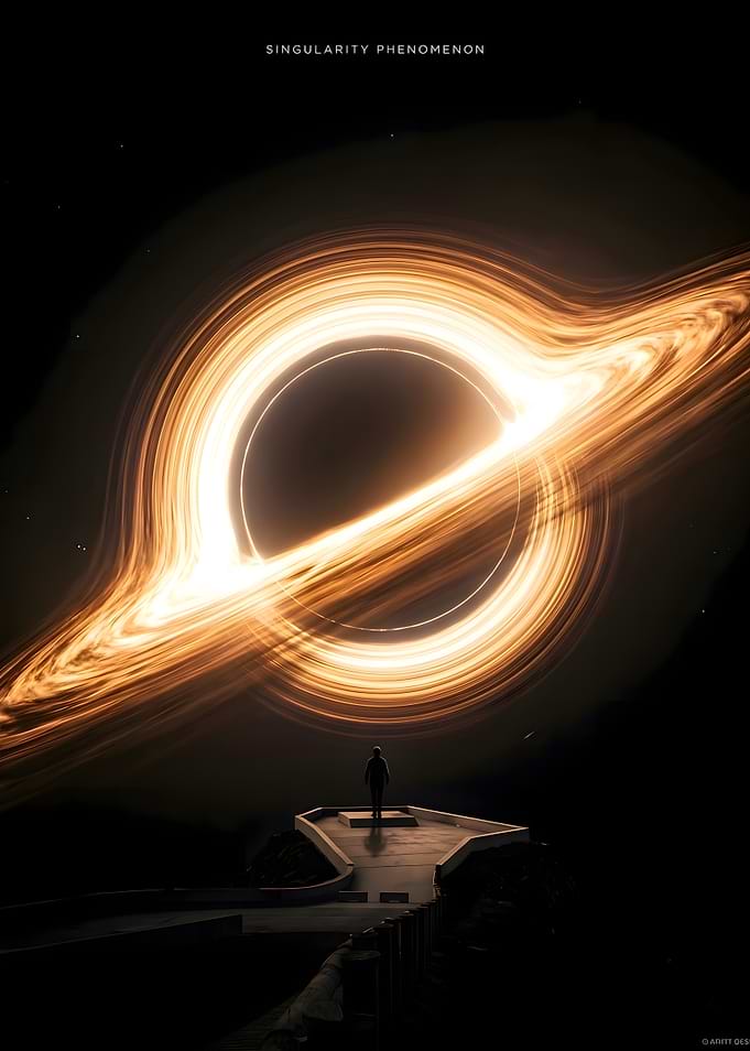 Singularity Phenomenon Black Hole Poster