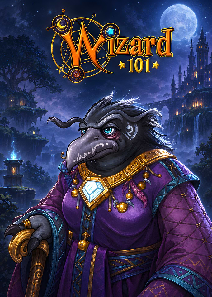 Wizard101 Ravenwood Headmaster Ambrose Character Art