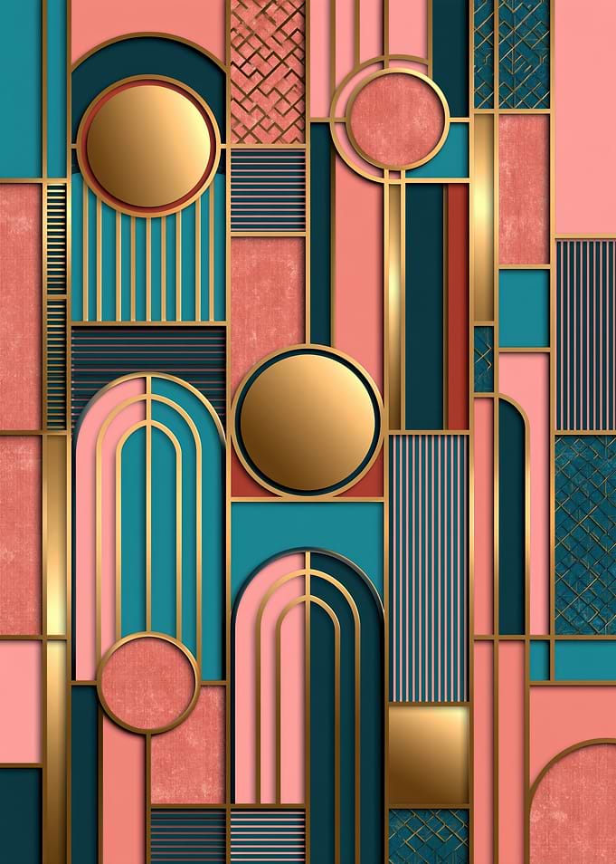 Art Deco Geometric Pattern