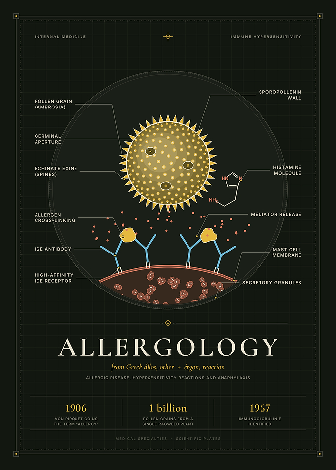 Allergology - Pollen Allergy & IgE Mast Cell Reaction