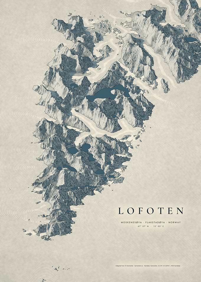 Lofoten – Relief Study No. 02