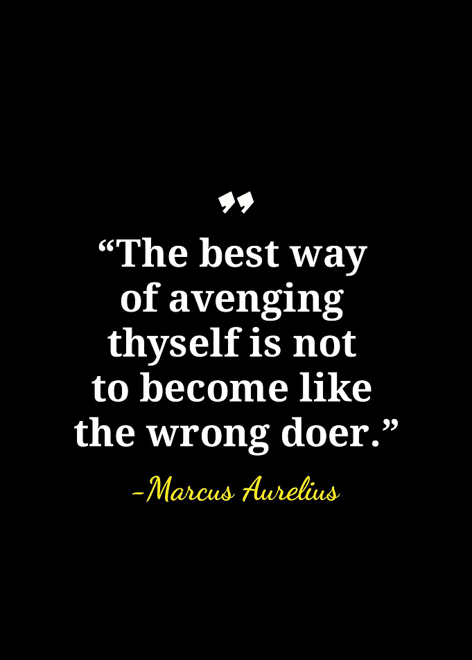 Marcus Aurelius Stoic Quote Poster