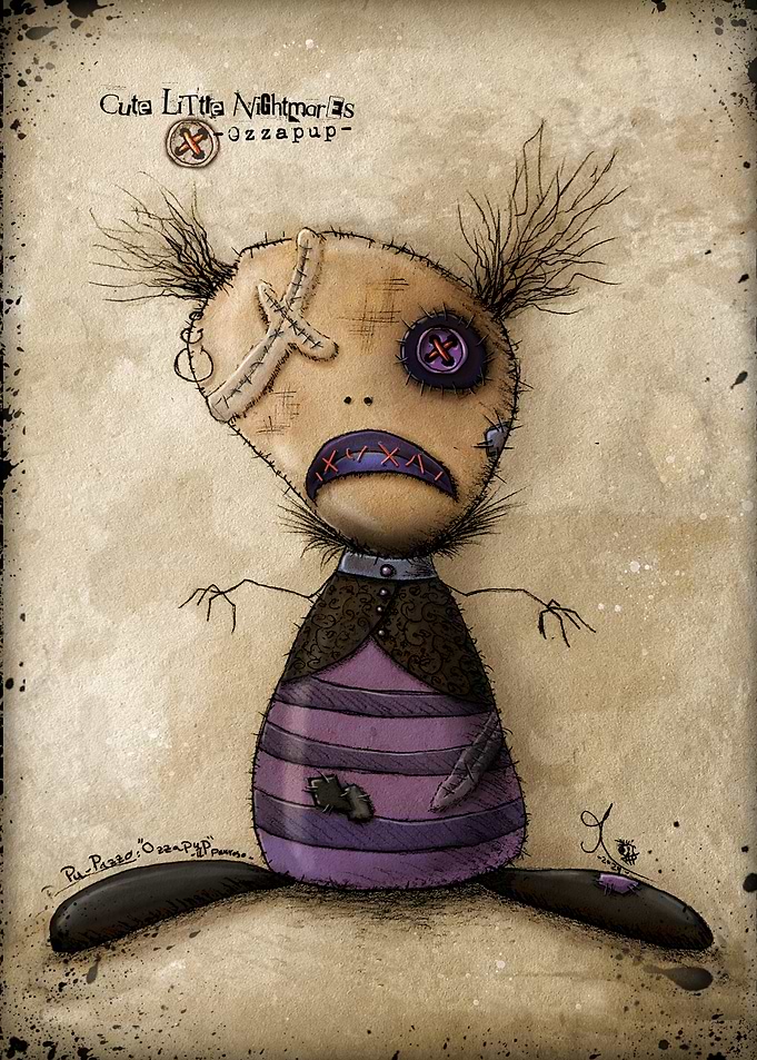 Cute Little Nightmares Ozzapup Doll