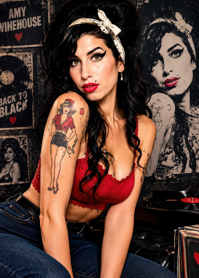 Amy Winehouse Tribute Portrait