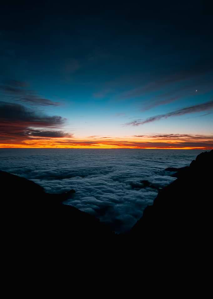 Sunrise Above the Clouds at Pico do Areeiro – Madeira Photography