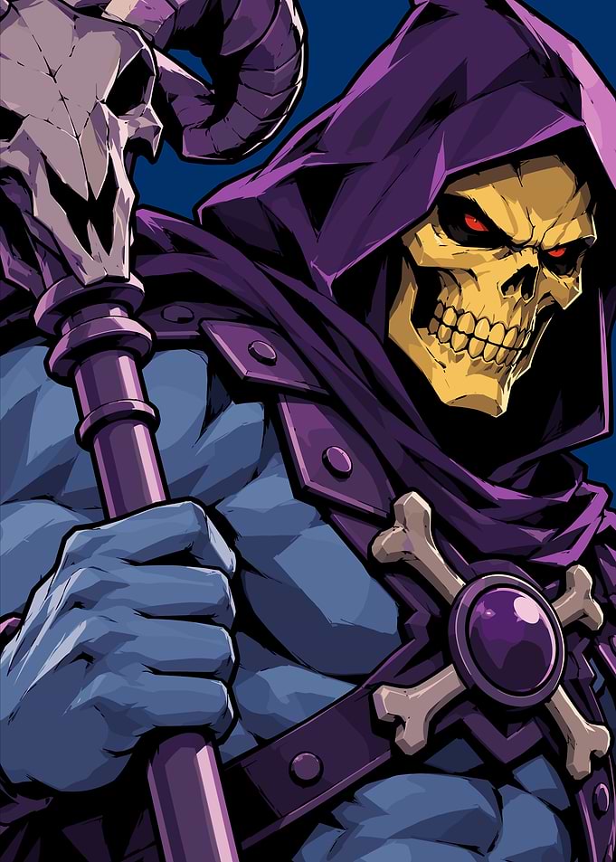 Skeletor Portrait from Masters of the Universe