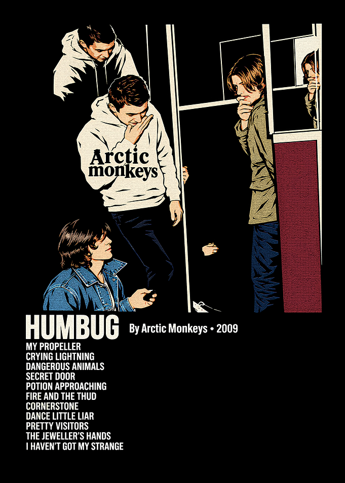 Arctic Monkeys Humbug Album Poster