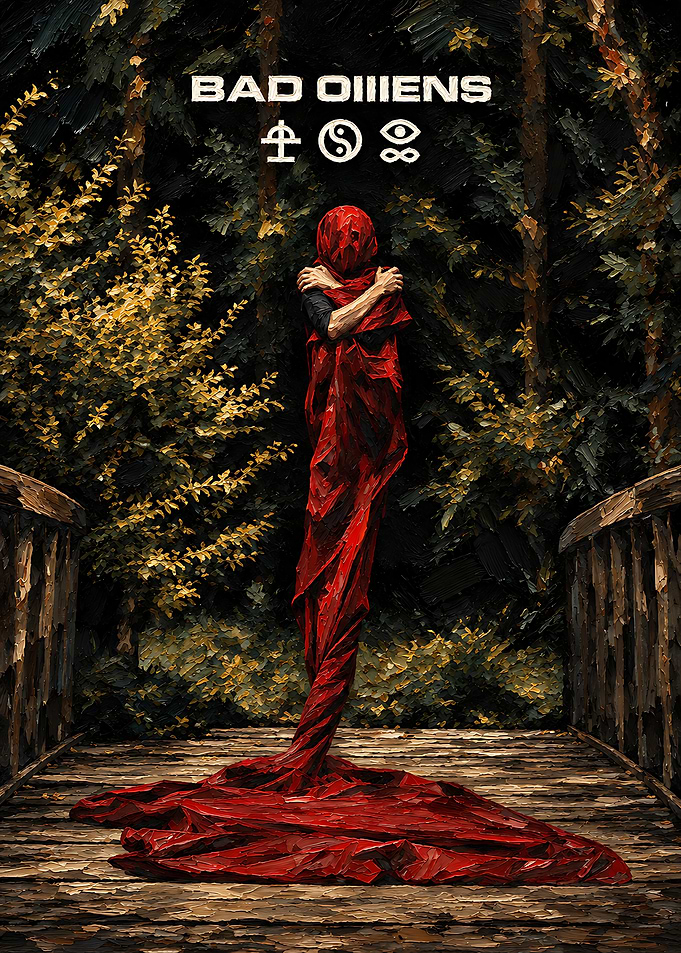 Bad Omens Red Cloak Poster