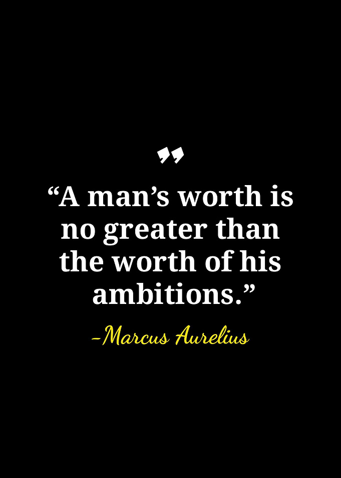 Marcus Aurelius Inspirational Quote Poster