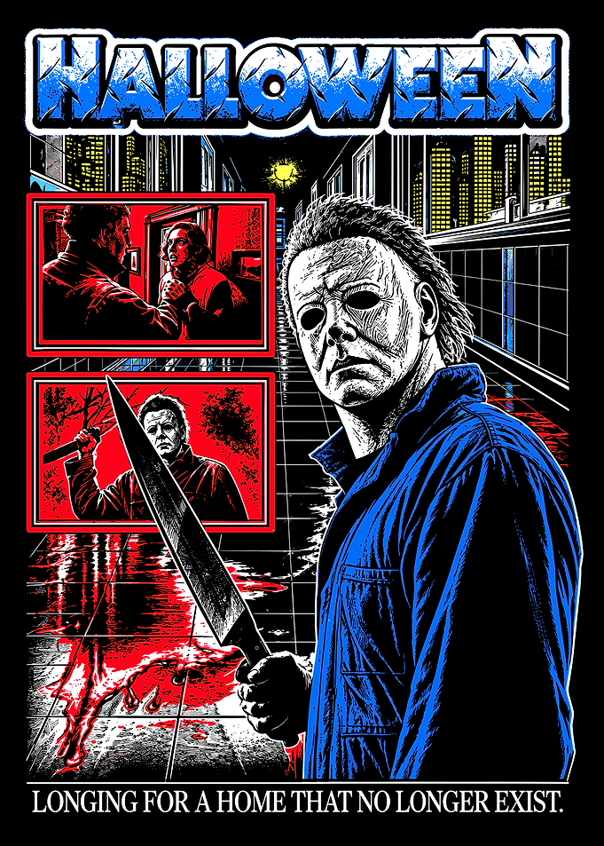 Michael Myers Halloween Horror Poster