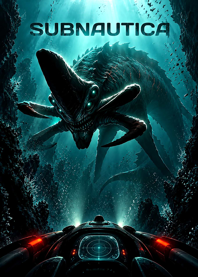 Subnautica Reaper Leviathan Encounter
