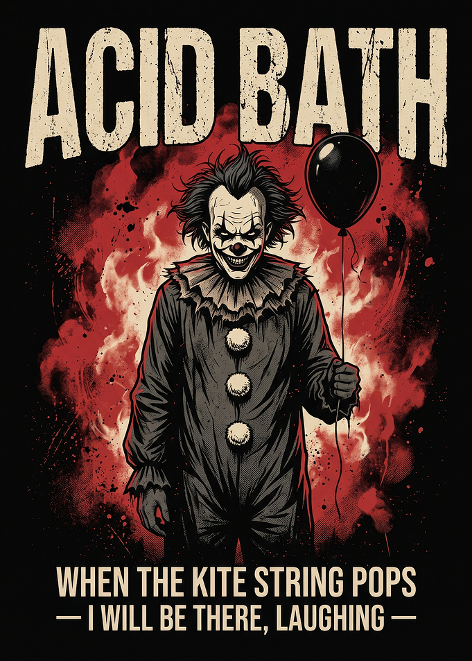 Acid Evil Clown Poster