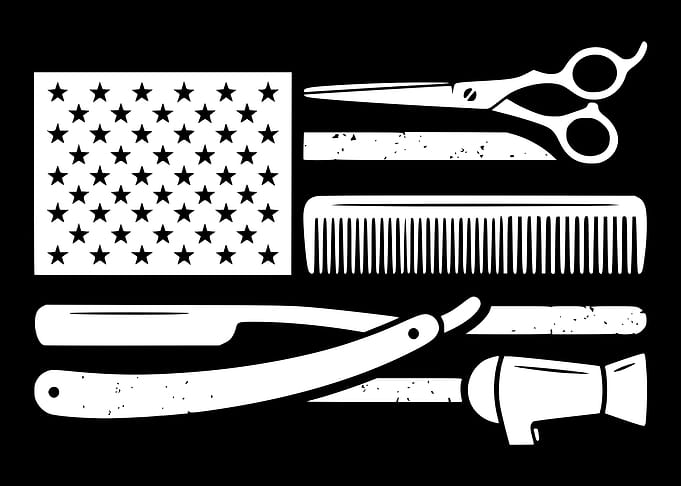 American Flag Barber