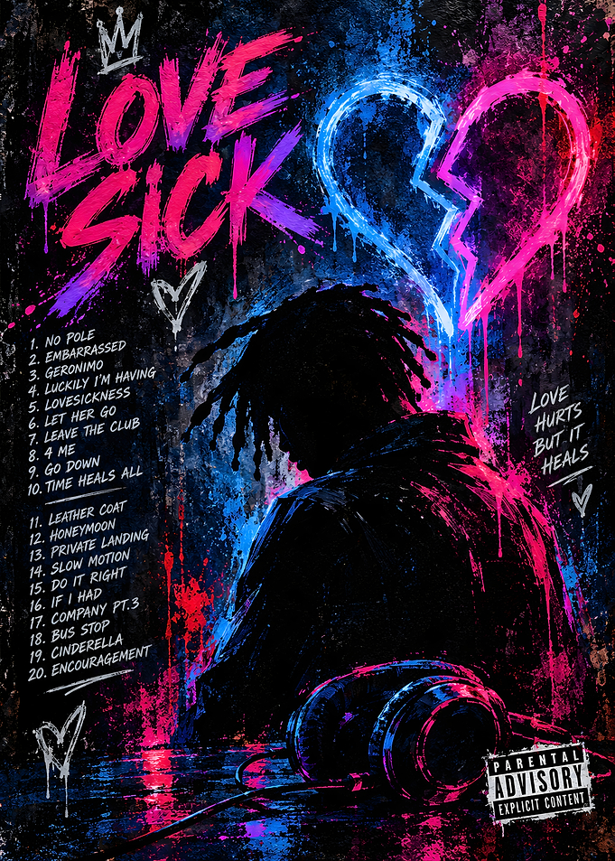 Love Sick Album Cover Art