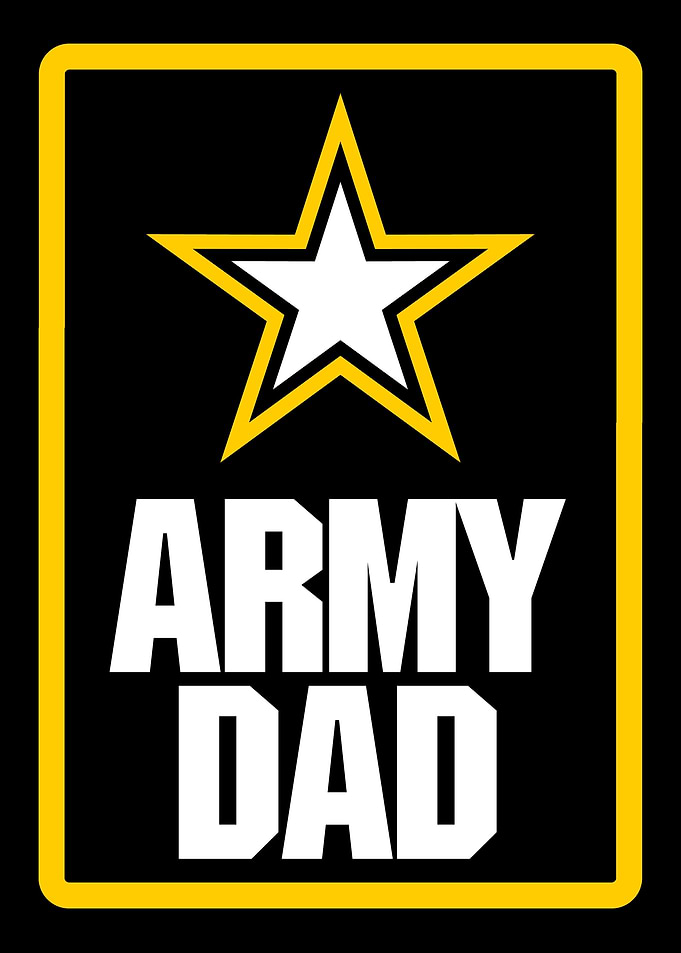 Army Dad Military Pride Graphic