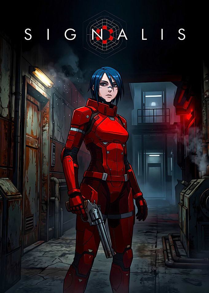 Signalis Elster Character Poster