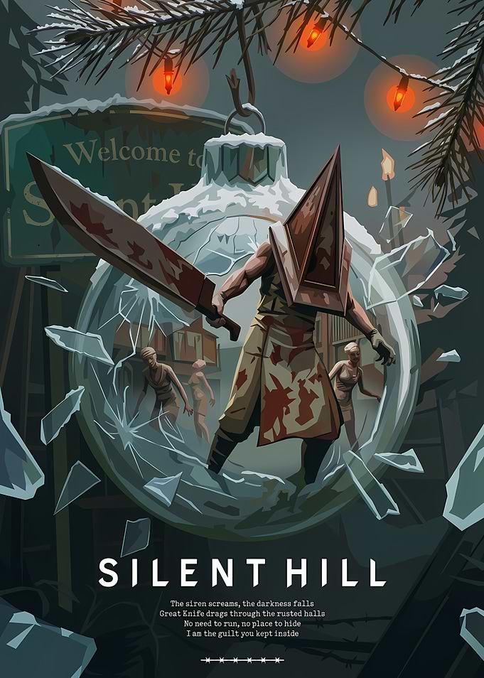 Silent Hill Pyramid Head Christmas Ornament