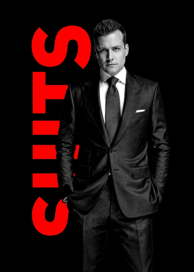 Harvey Specter Suits TV Show Poster