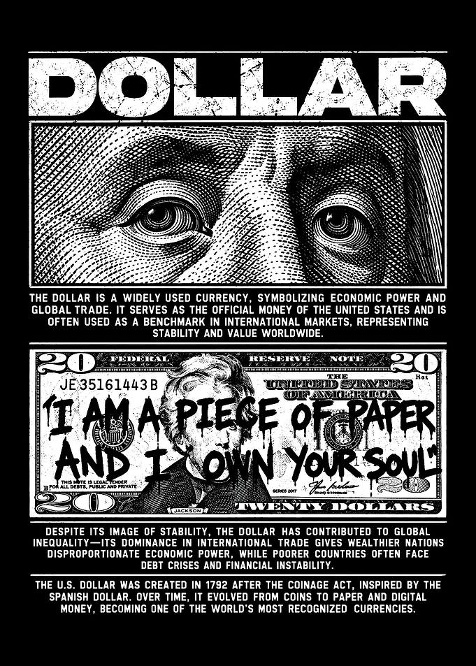 Dollar Currency Critique Poster