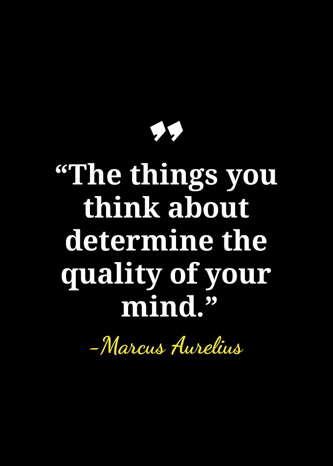 Marcus Aurelius Inspirational Quote Poster
