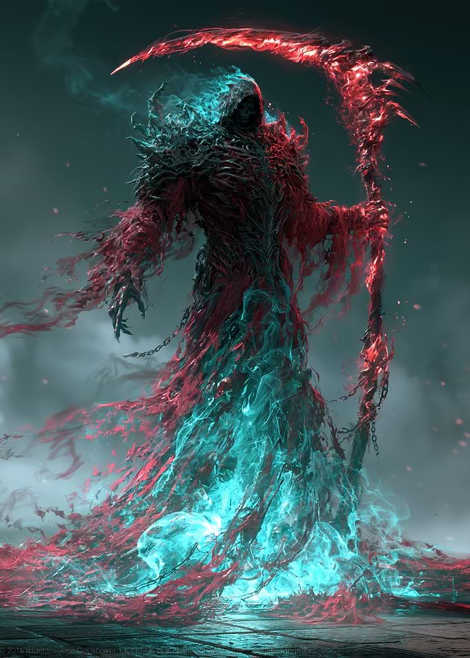 Spectral Grim Reaper with Scythe