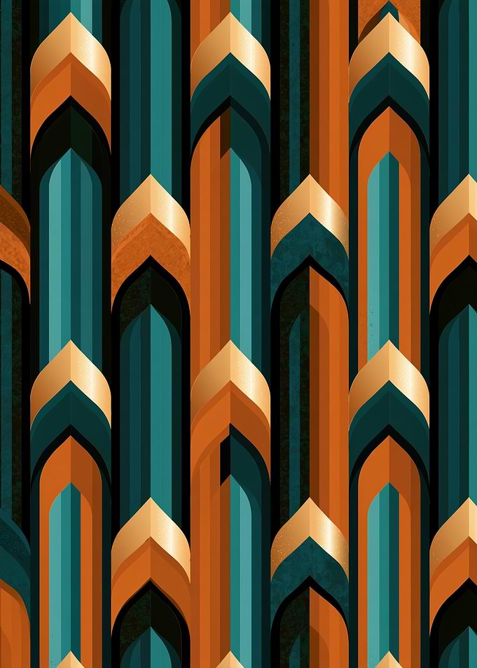 Art Deco Geometric Pattern
