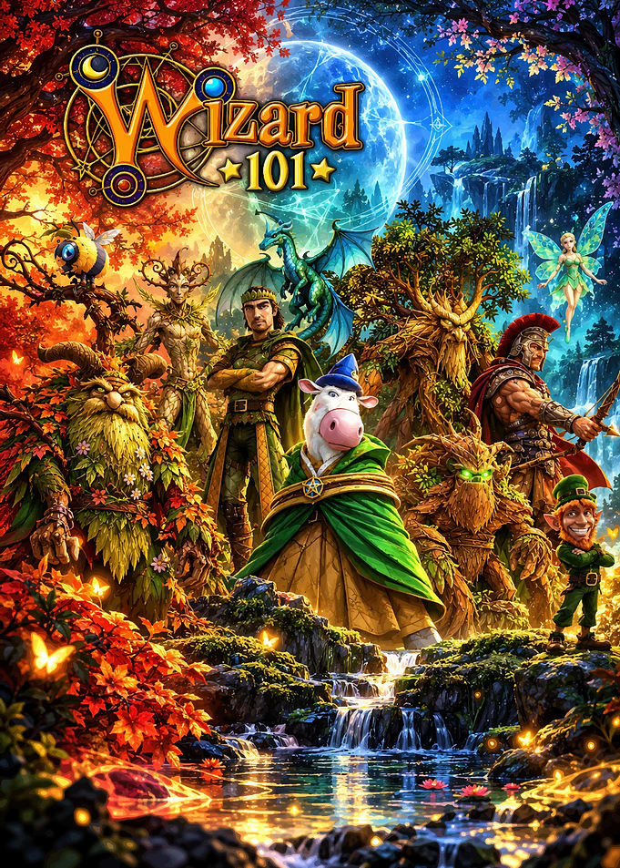 Wizard101 Fantasy Game Promotional Art