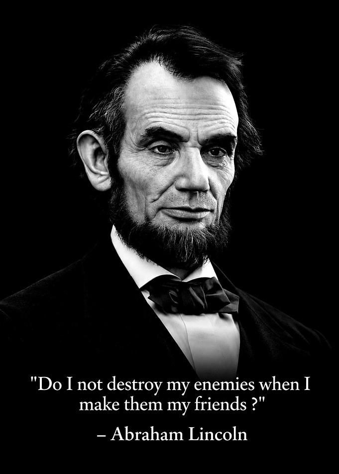 Abraham Lincoln Inspirational Quote Poster