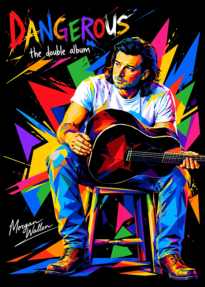 Morgan Wallen Dangerous Album Pop Art