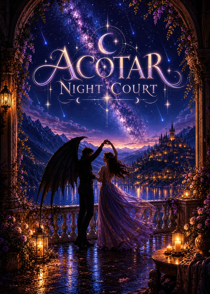 ACOTAR Night Court Romantic Fantasy Art